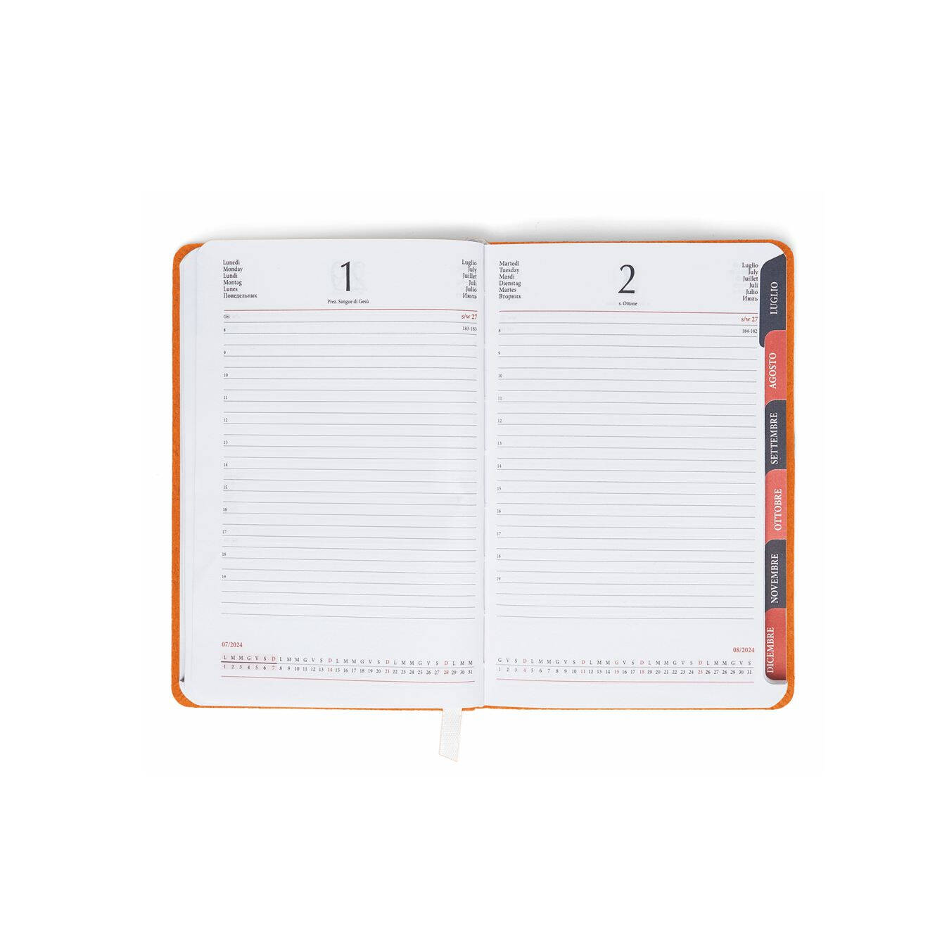 0139 Agenda Giornaliera Fustellata