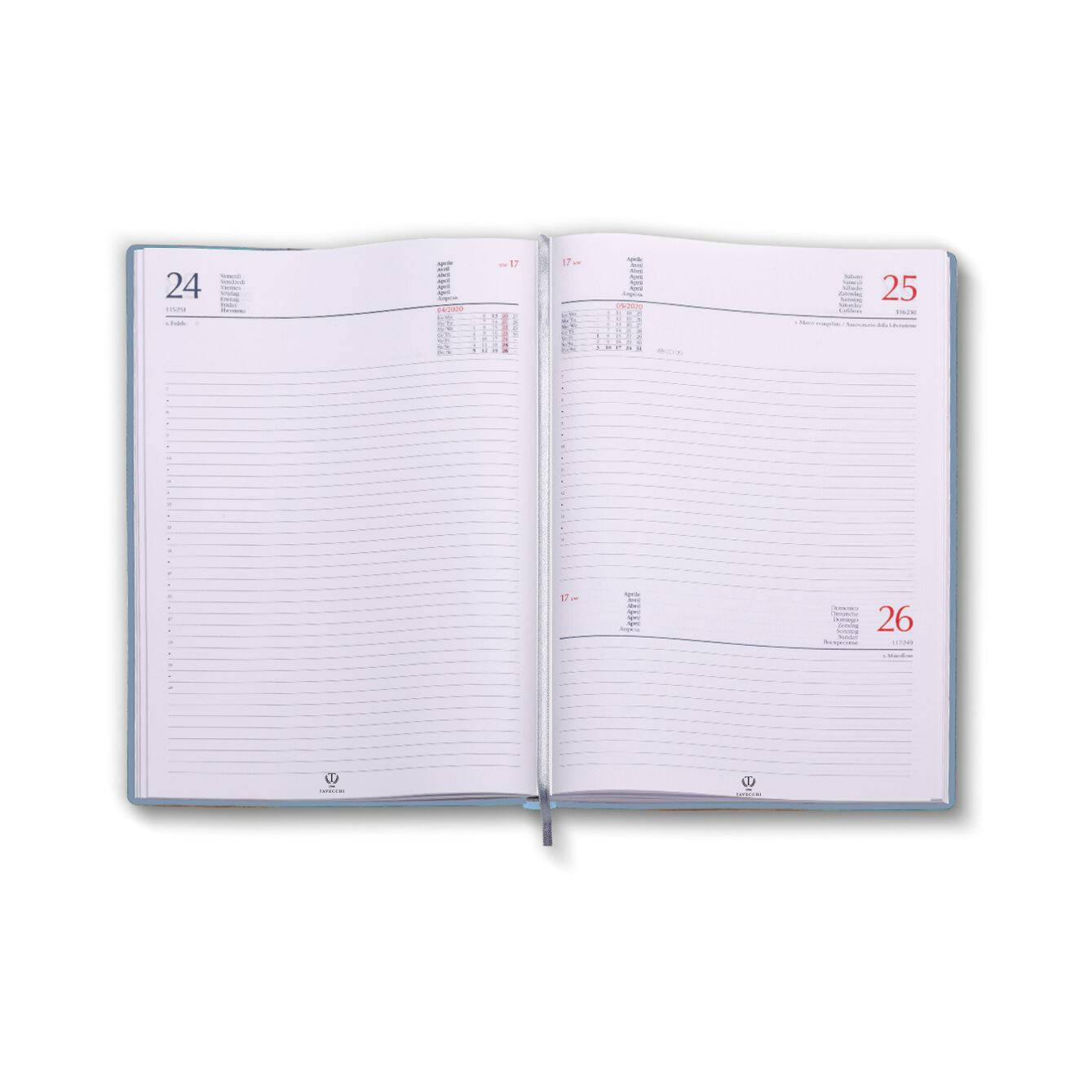 0145 Agenda Giornaliera 15x21 Tavecchi