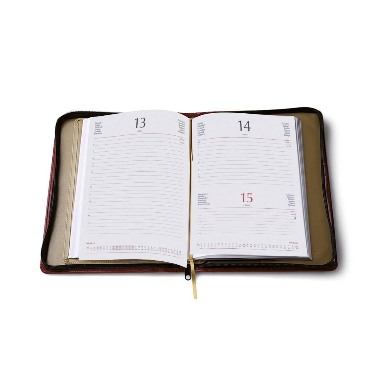 0213 AGENDA GIORNALIERA BORSELLO SIMILPELLE