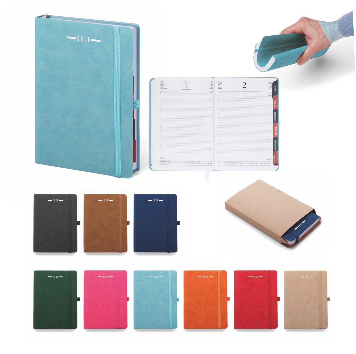 0384 FLEXI SOFT - Agenda Giornaliera Fustellata 15 x 21