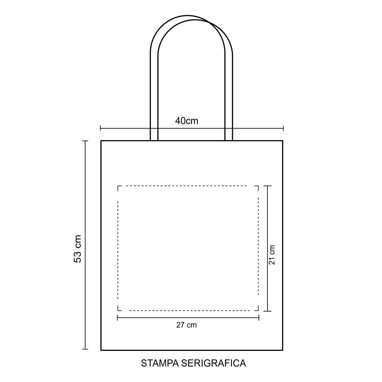 0924 Ilary - Borsa Shopping  Dimensioni cm 0 32 cm.53x40