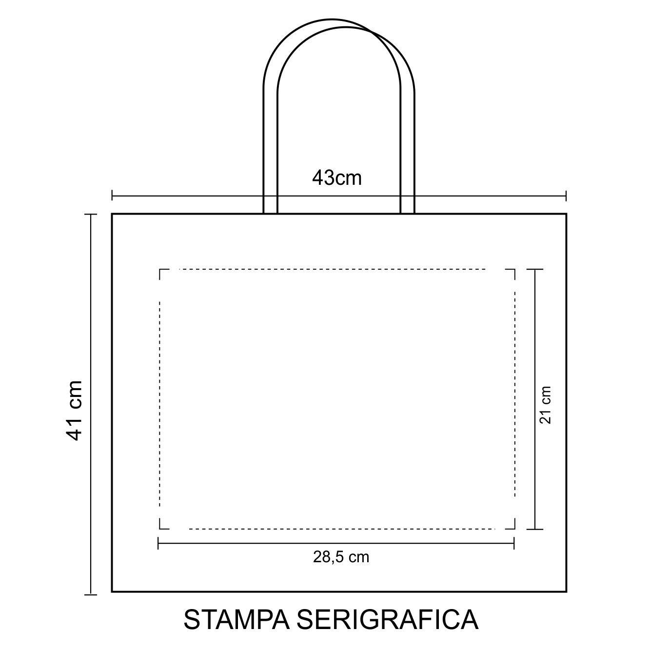 0949 Rosa - Borsa Shopping Rosa Dimensioni cm.43x41