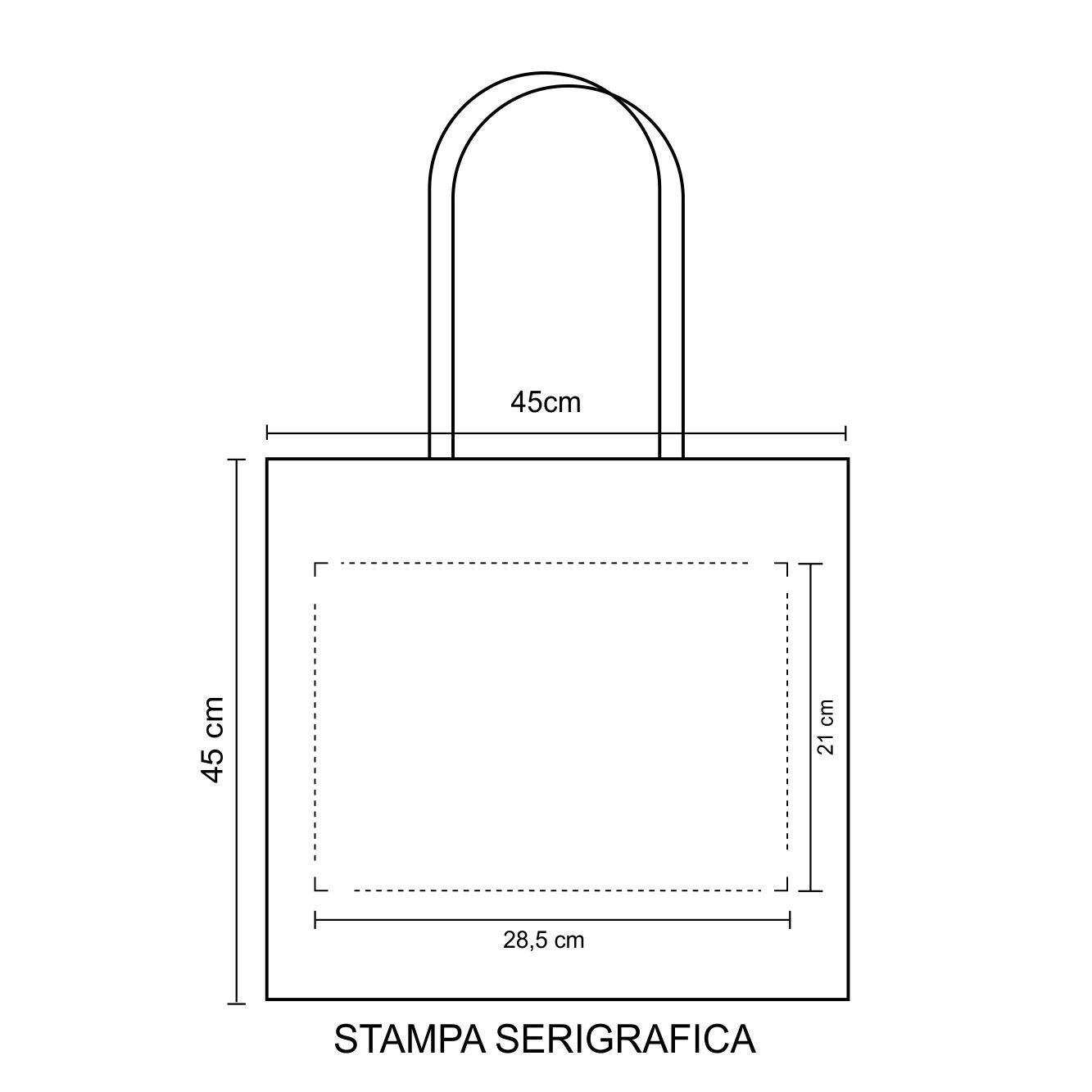 0991 Joy - Borsa Shopping Dimensioni cm 45x45x14