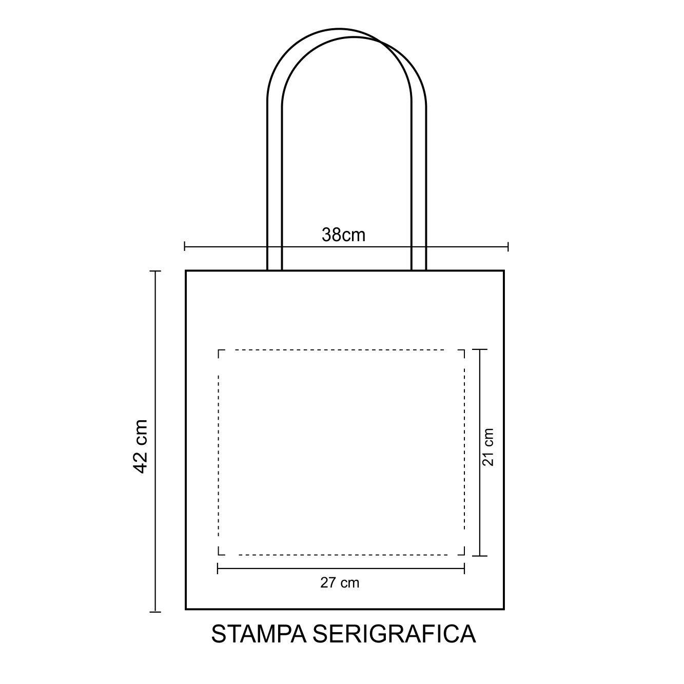 0996 Tony - Borsa Shopping Dimensioni cm. 38x42x10