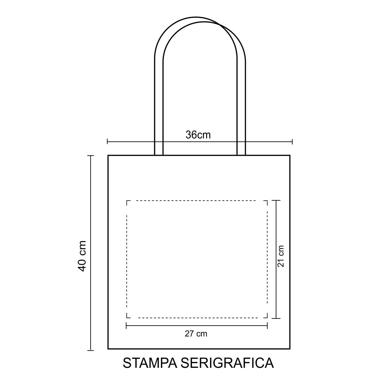 1031 Silvya - Borsa Shopping Dimensioni cm. 36x40