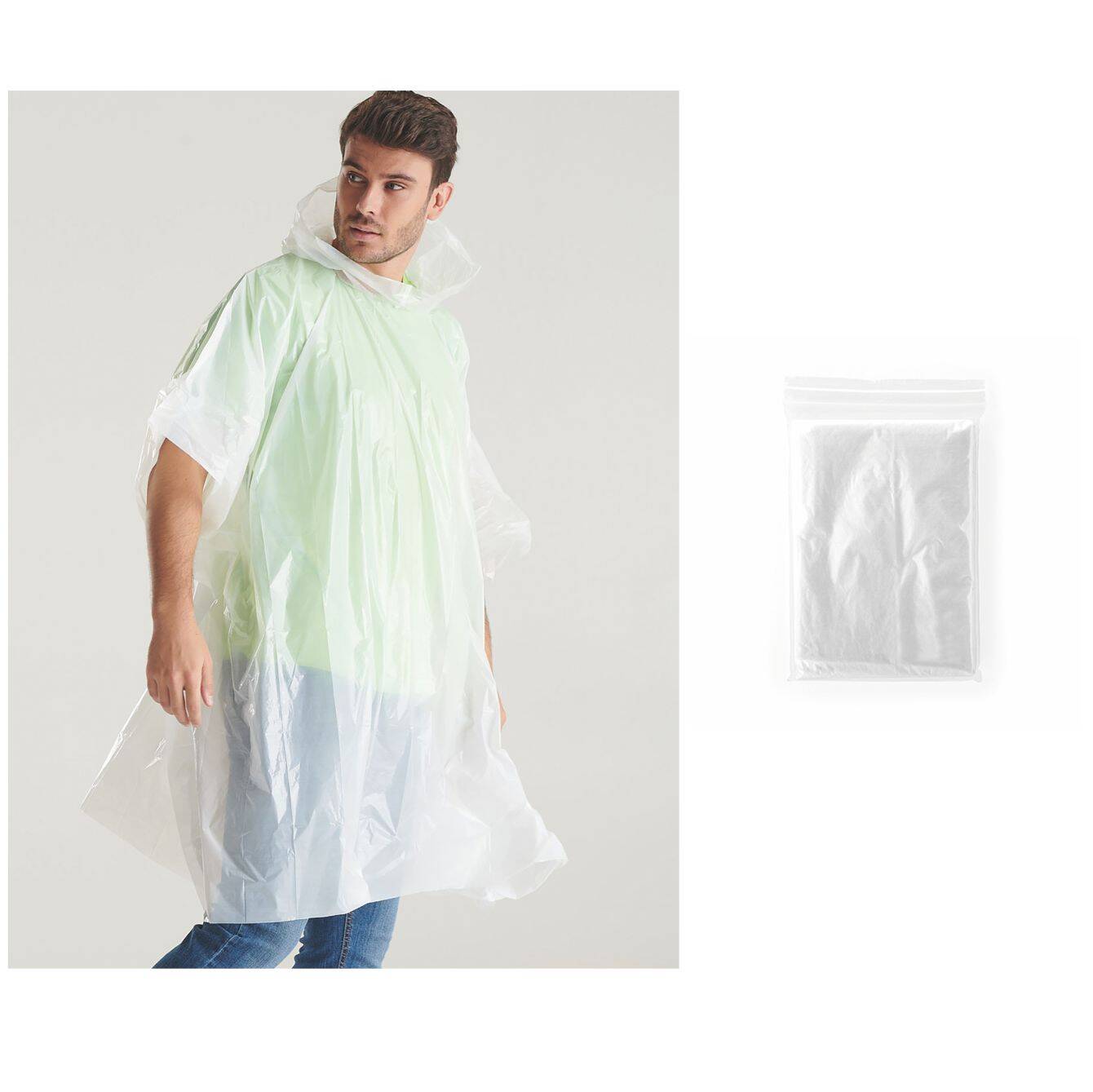 1089 Poncho – Impermeabile Poncho Compostabile in PLA
