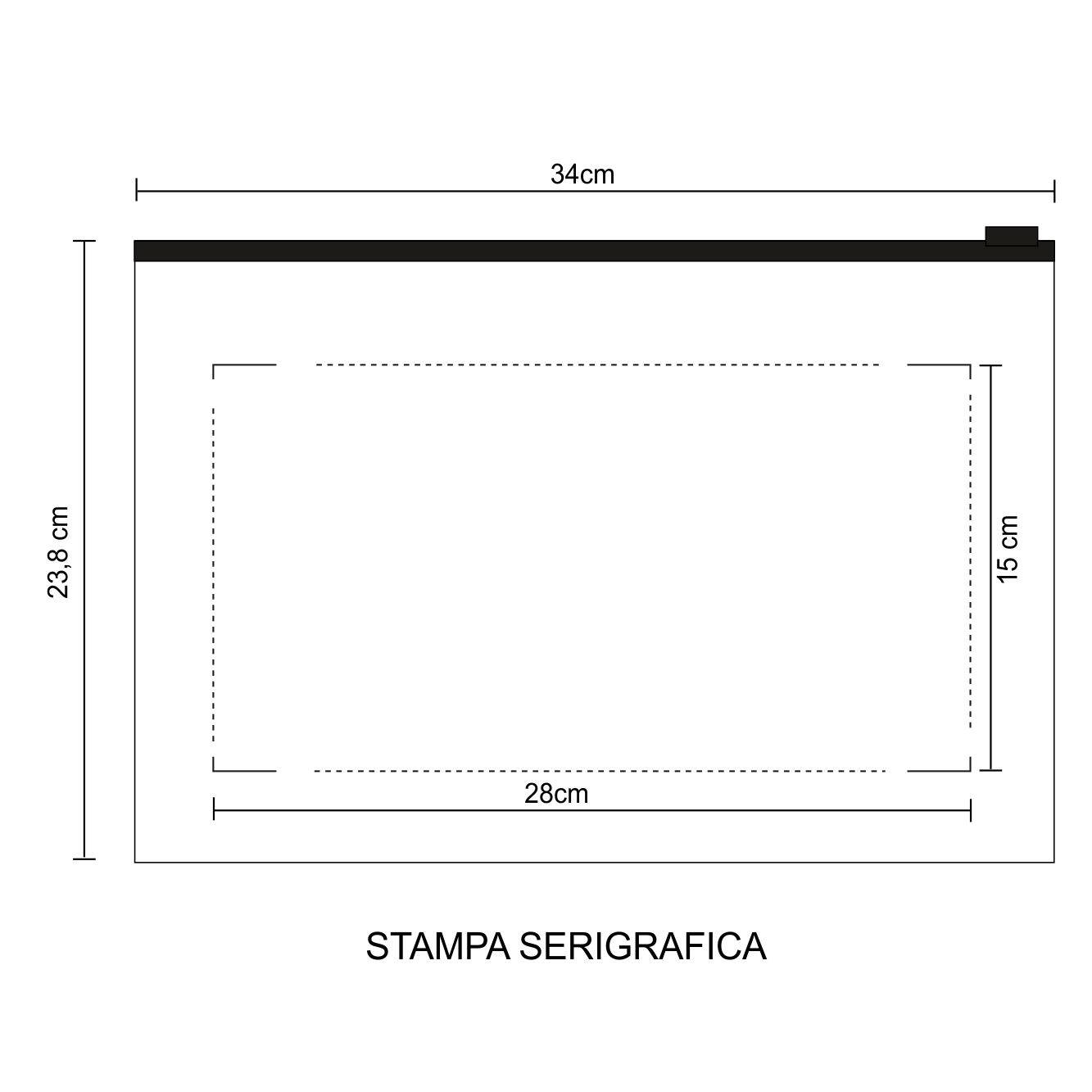2664 Invisa - Busta Porta Documenti Con Zip