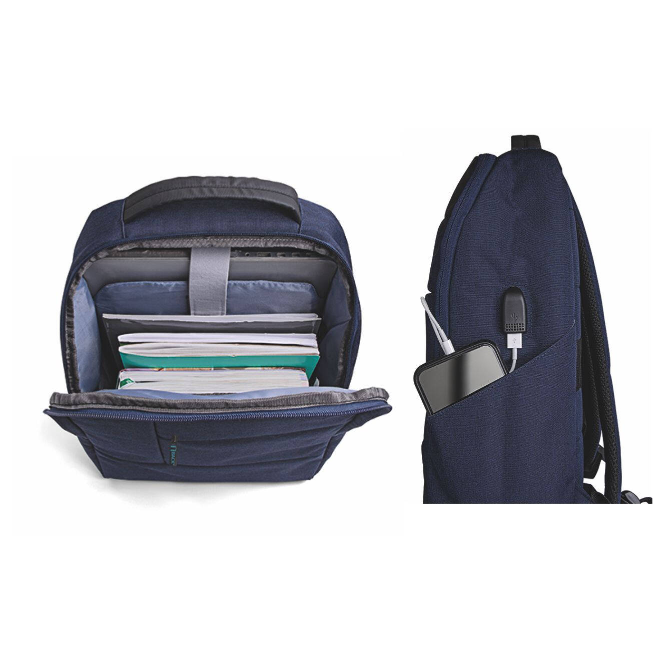 2842 Raffy - Zaino Portacomputer 17” Poliestere 600d Oxford