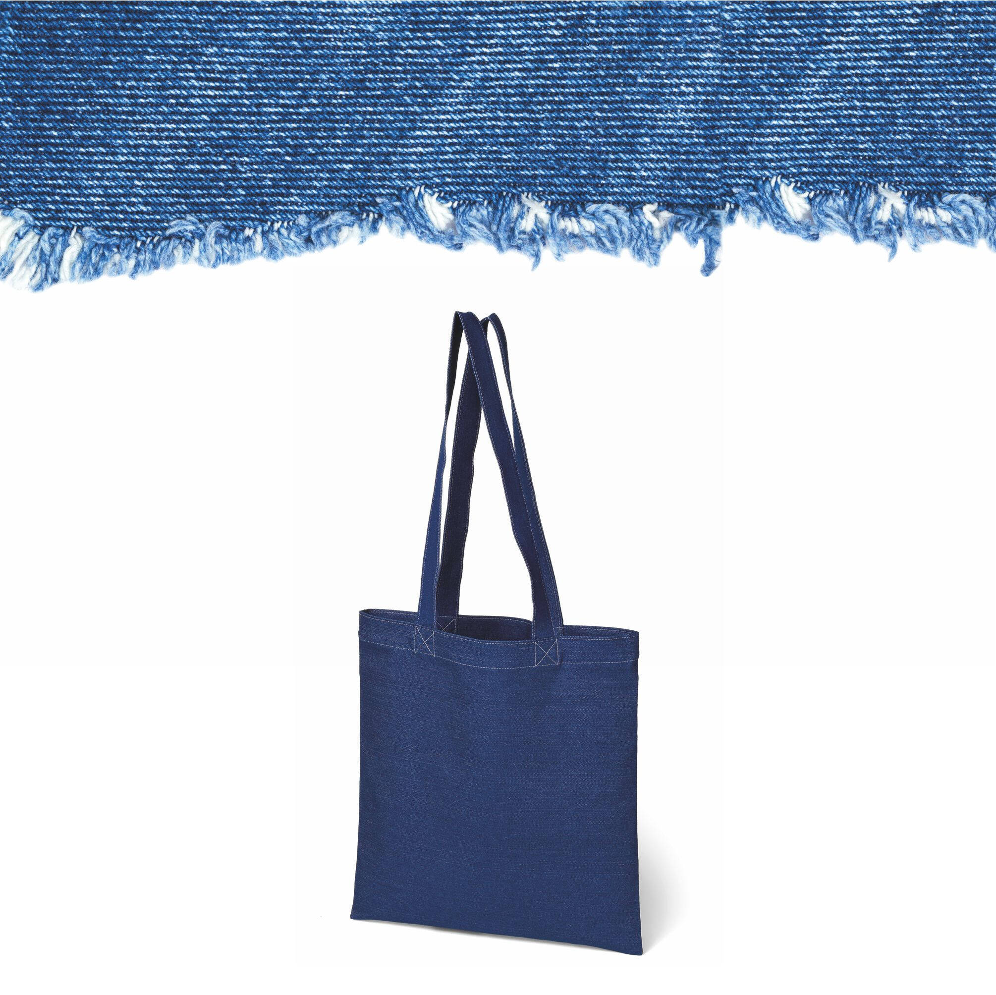 2887 Geltrude - Borsa Denim Dimensione: cm 38x42
