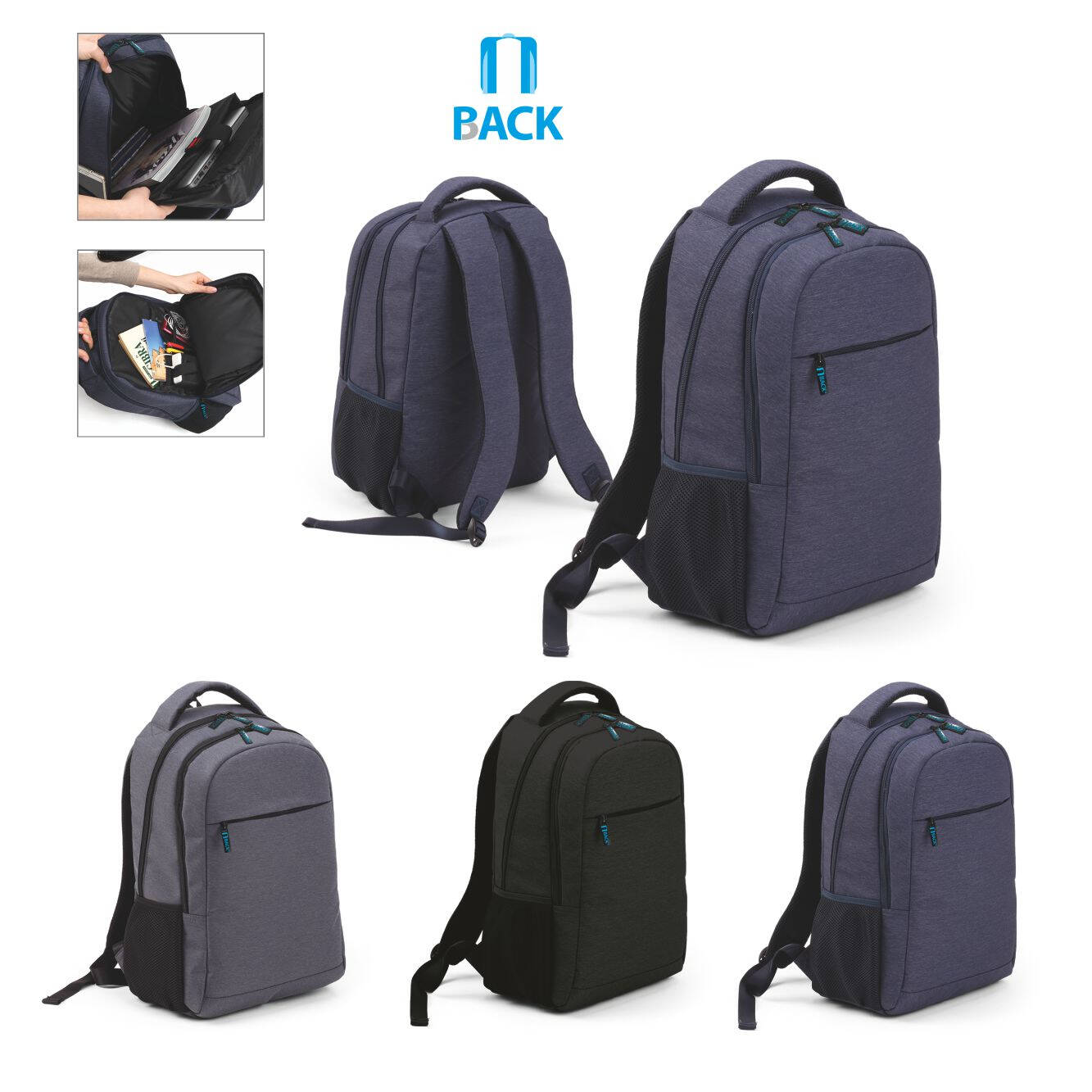 2938 Cortes - Zaino Portacomputer 15