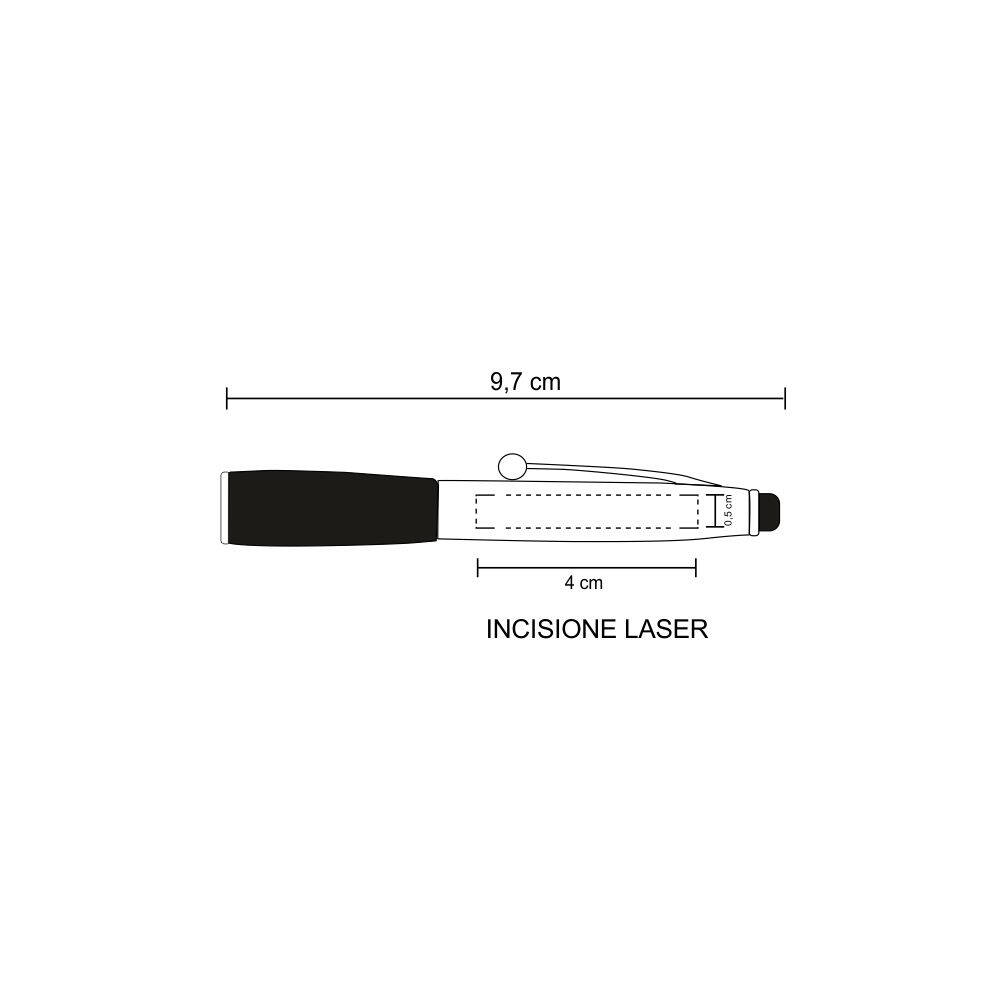 5248 Tas - Penna Sfera Touch Con Led