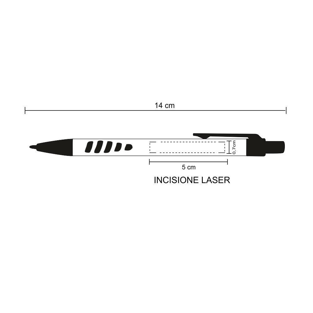 5623 Toty - Penna Sfera Touch Alluminio
