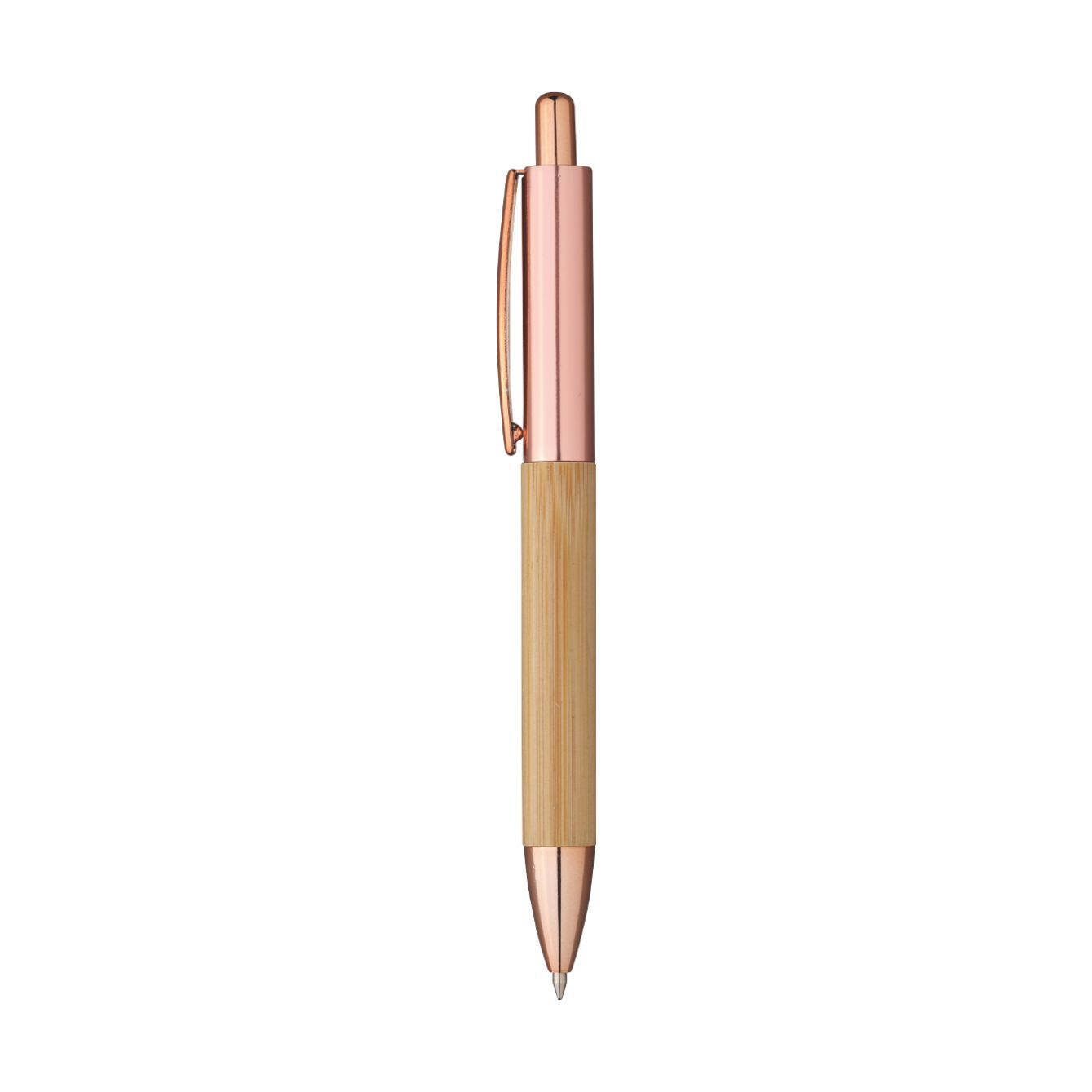 5648 Henry - Penna Sfera In Bamboo E Metallo In Astuccio
