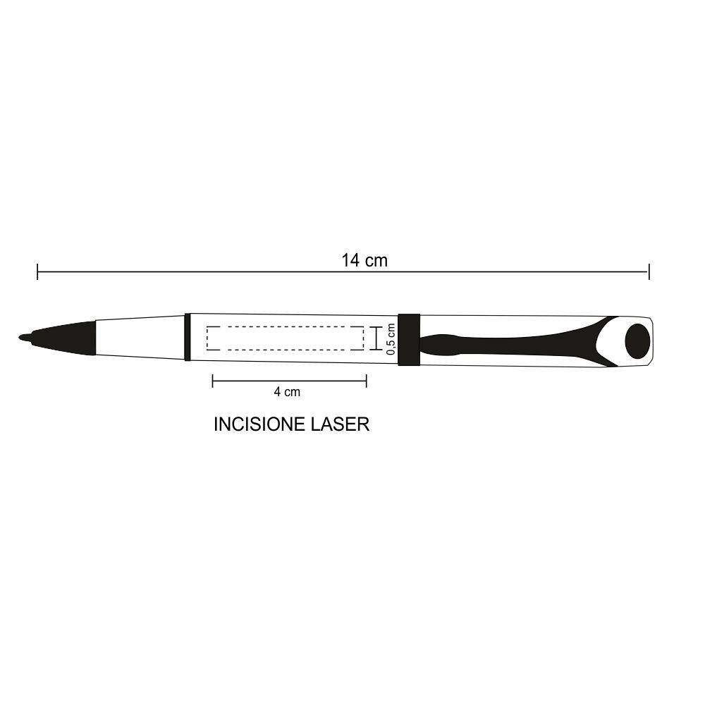 5665NERO  PENNA ROLLER