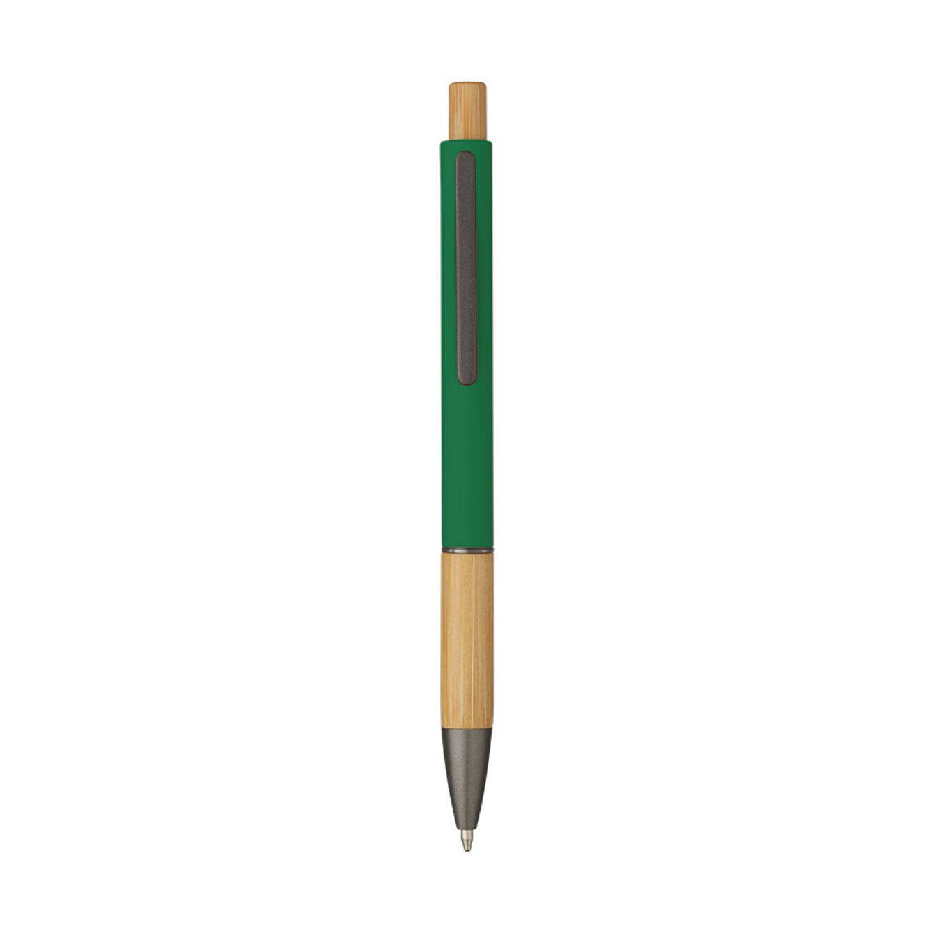 5695 Eloisa - Penna Sfera Soft Touch In Alluminio E Bamboo