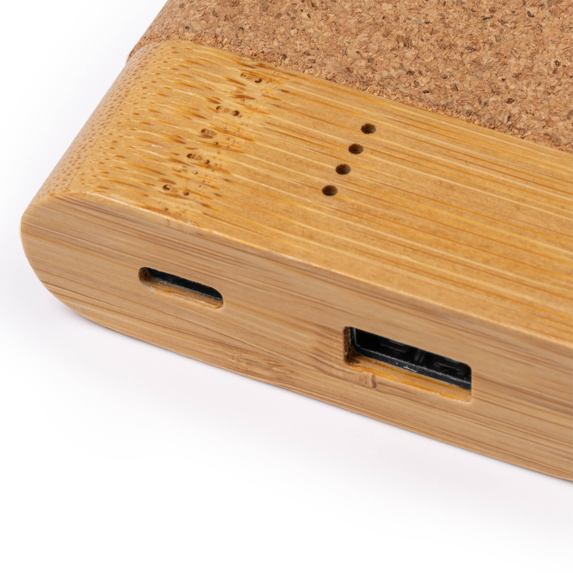 6086 Aschy - Power Bank In Sughero E Bamboo