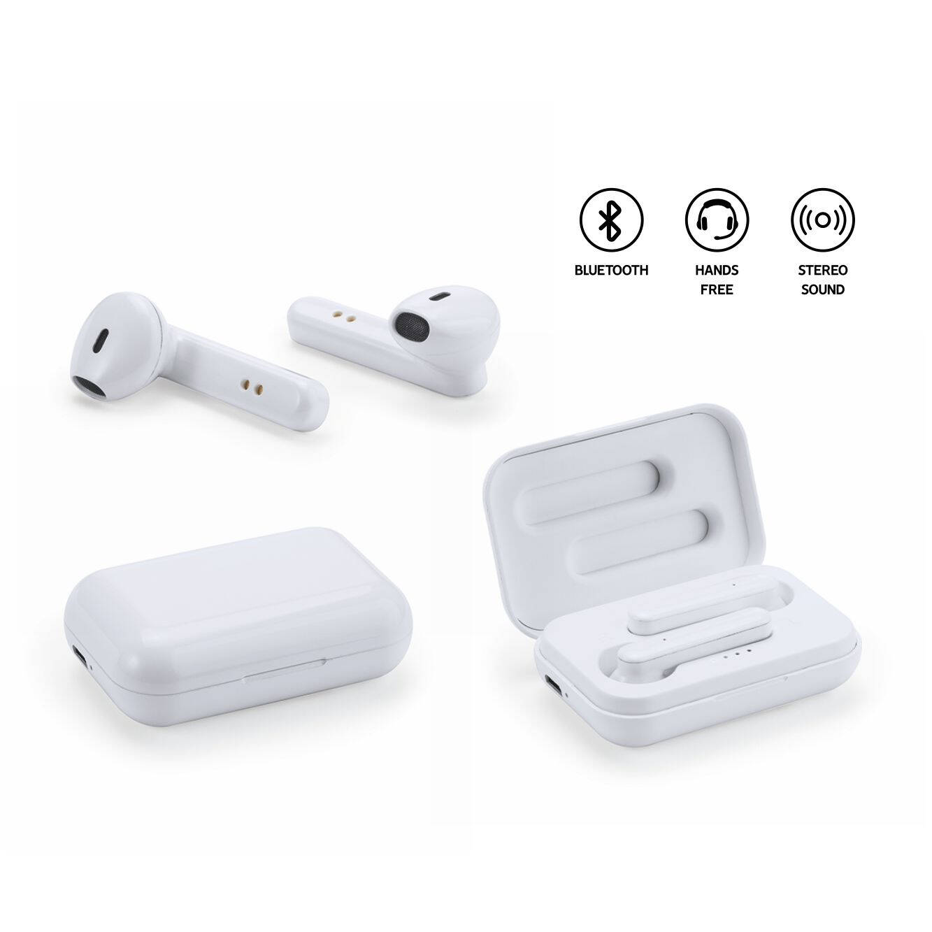 6106 Jazz - Auricolari Bluetooth 5.0 con custodia di ricarica