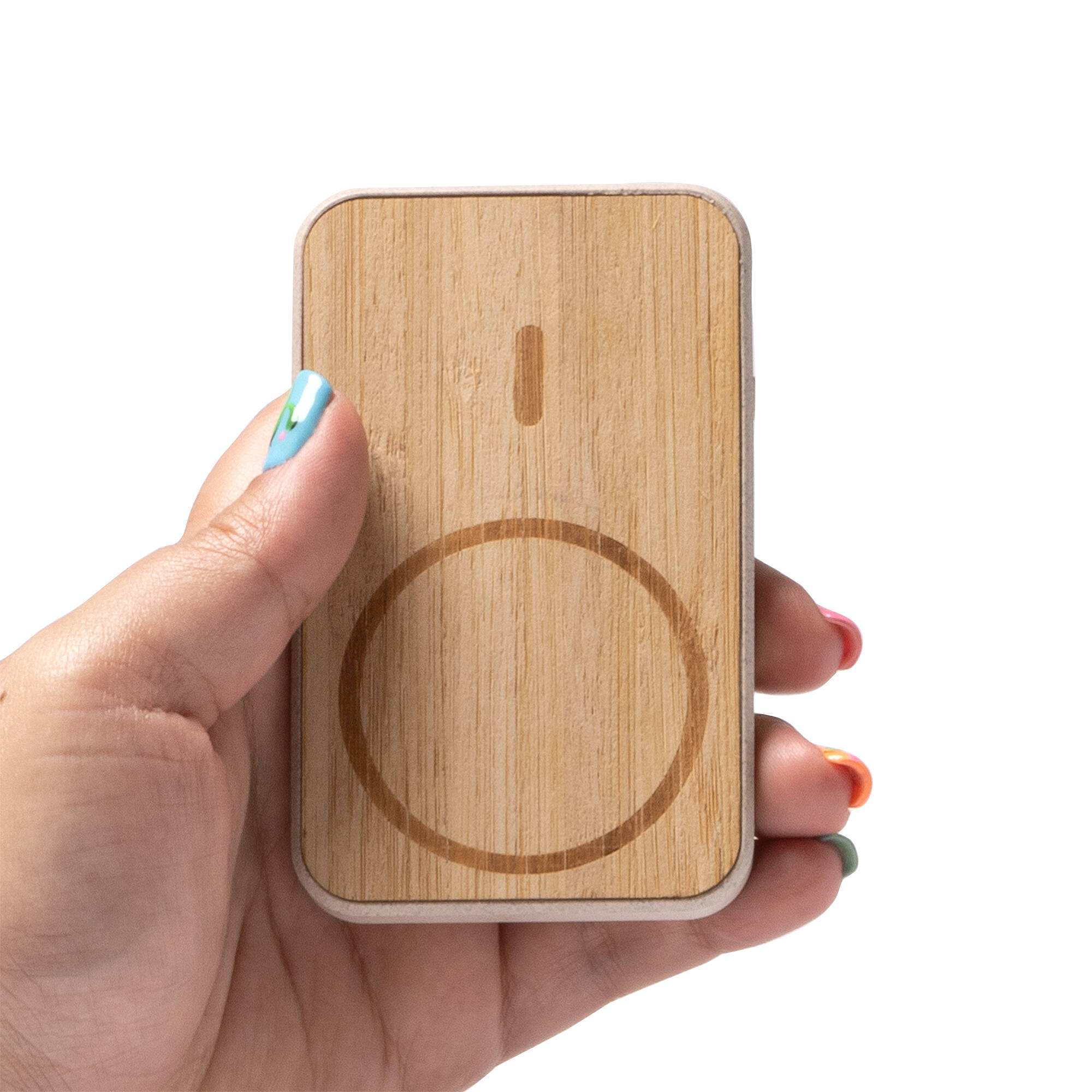 6107 Oregor - Power Bank in Bamboo E Fibra Di Frumento