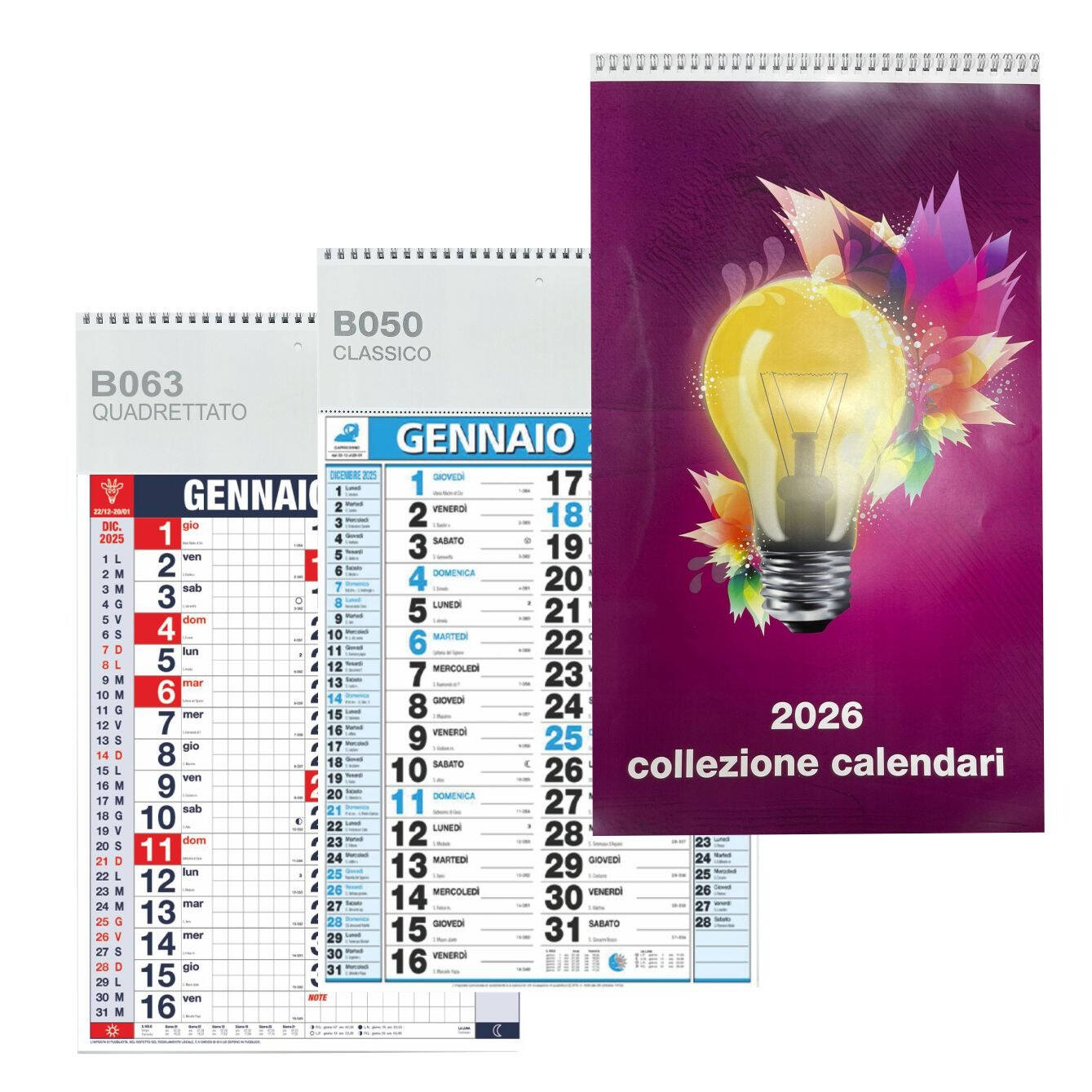 Campionatura Calendari Spiralata