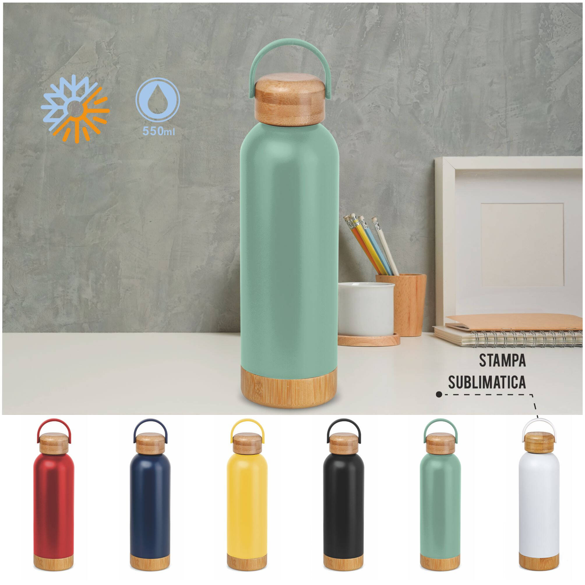 8240 Marna - Borraccia Termica 550ml