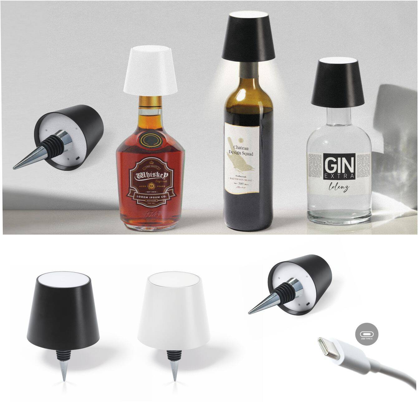 9707 PETRO - Tappo per Bottiglie con LED