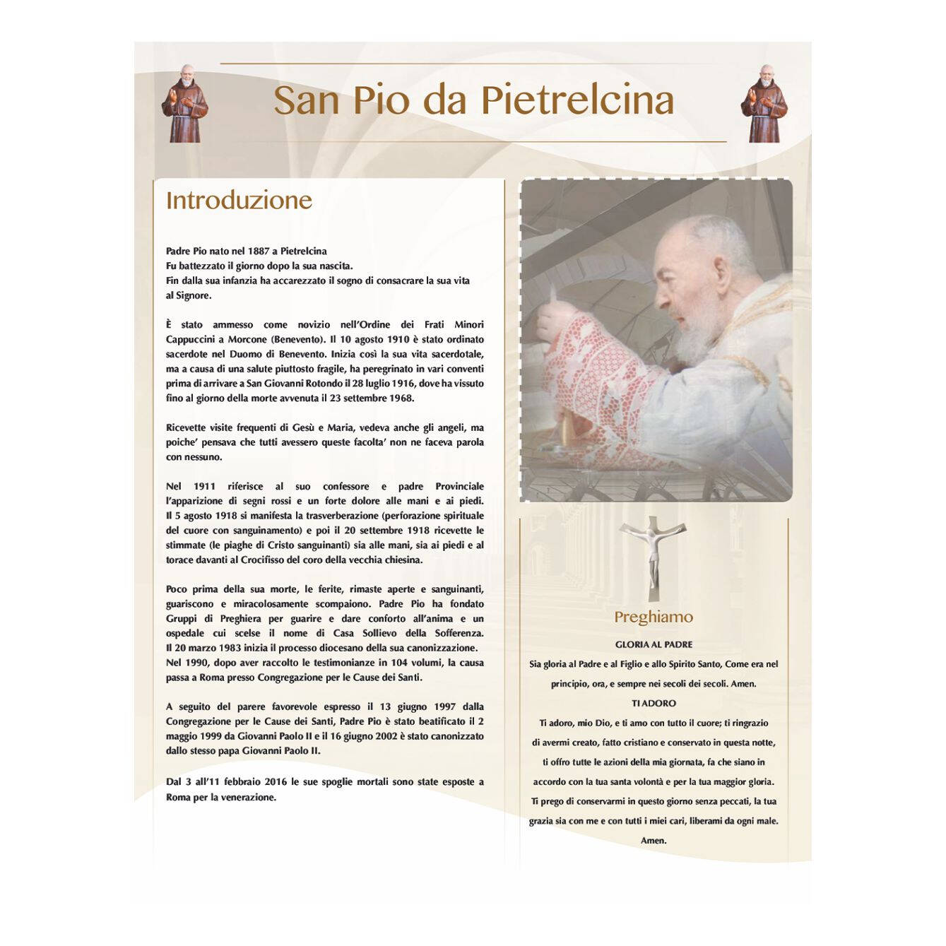 B006 - CALENDARIO SAN PIO