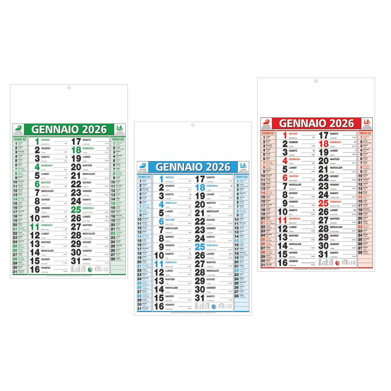 B050 - CALENDARIO OLANDESE