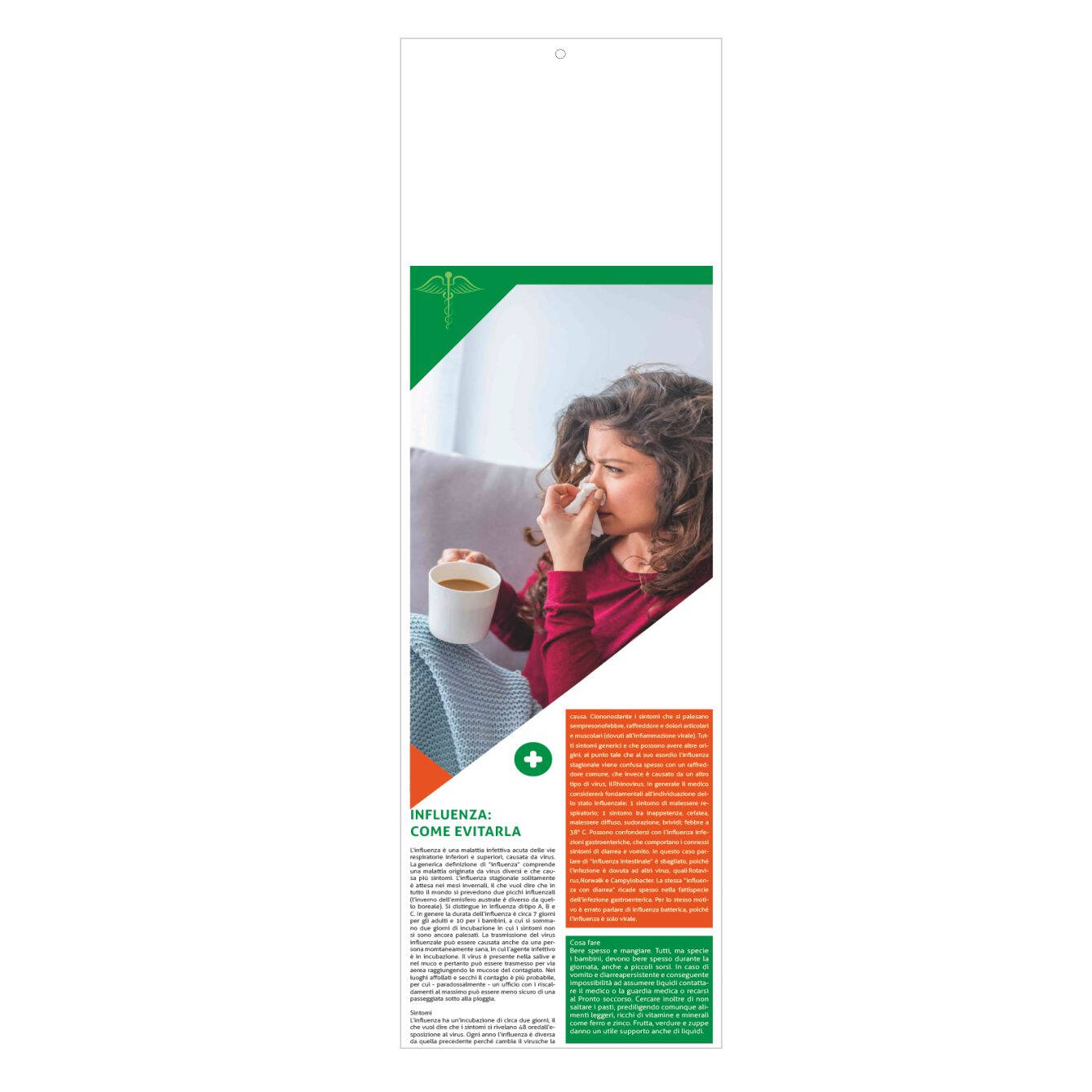 B076 - Calendario Consigli del Farmacista Trimestrale 12 fogli