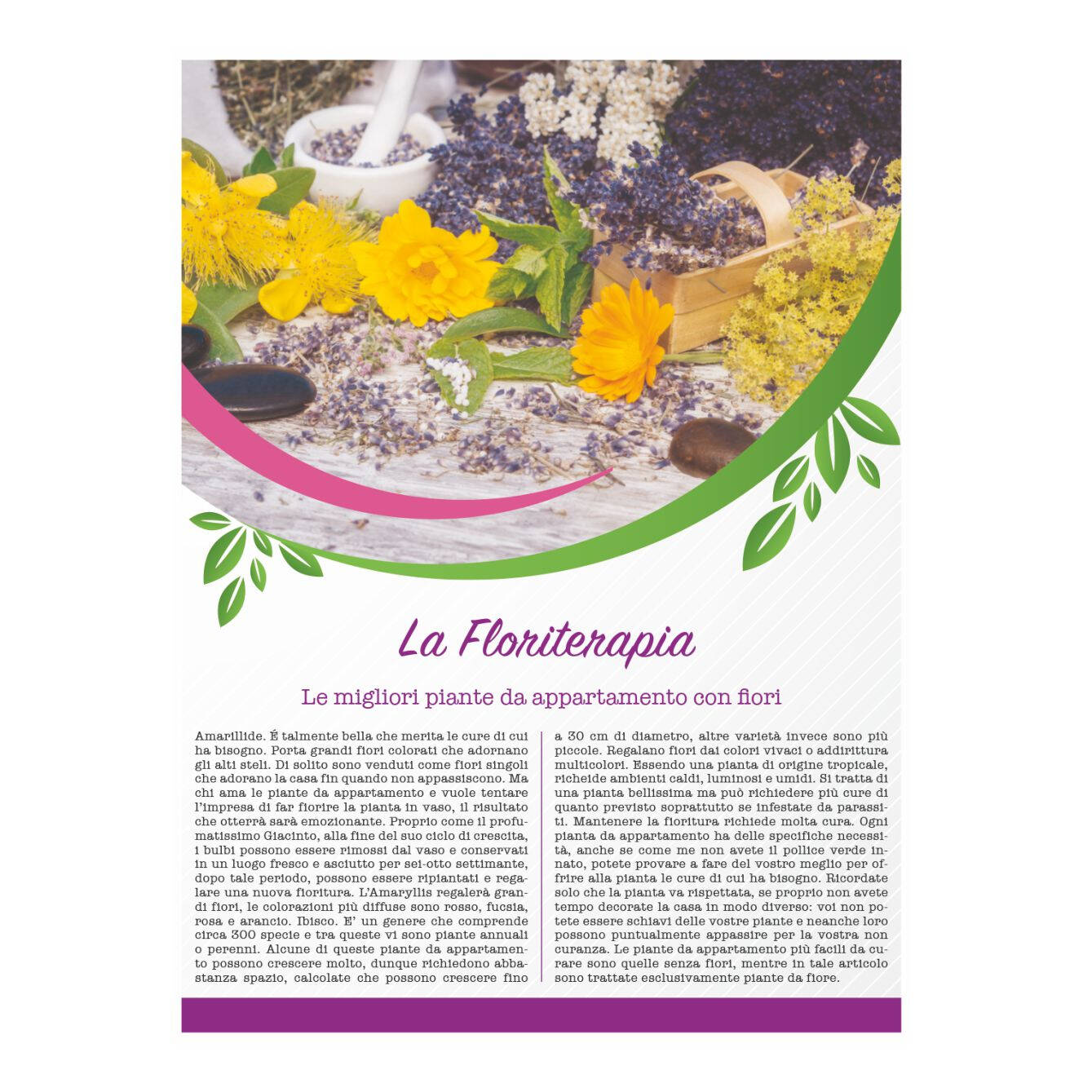 B085 - Calendario Fiori