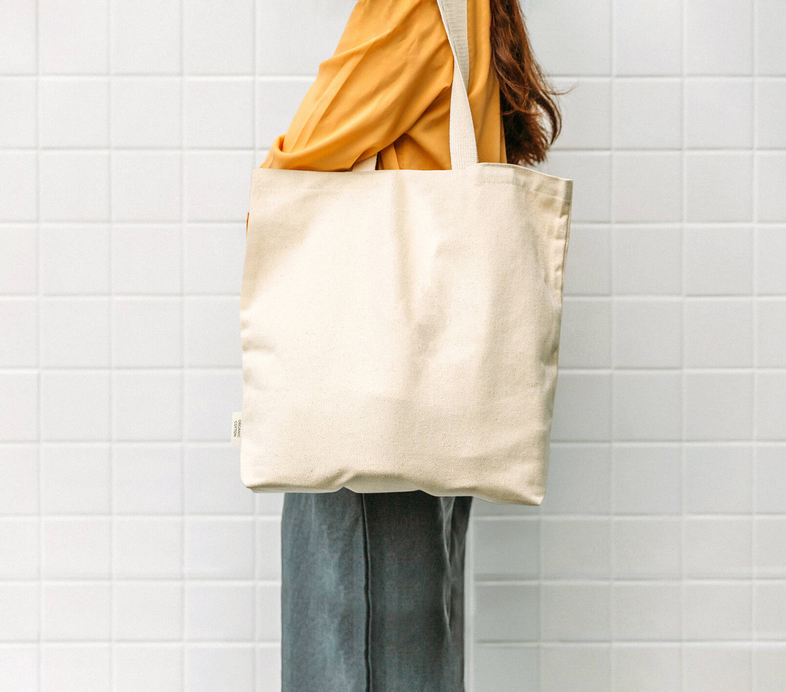 0998 Sheila - Borsa Shopping In Cotone Organico Dimensioni 42x42
