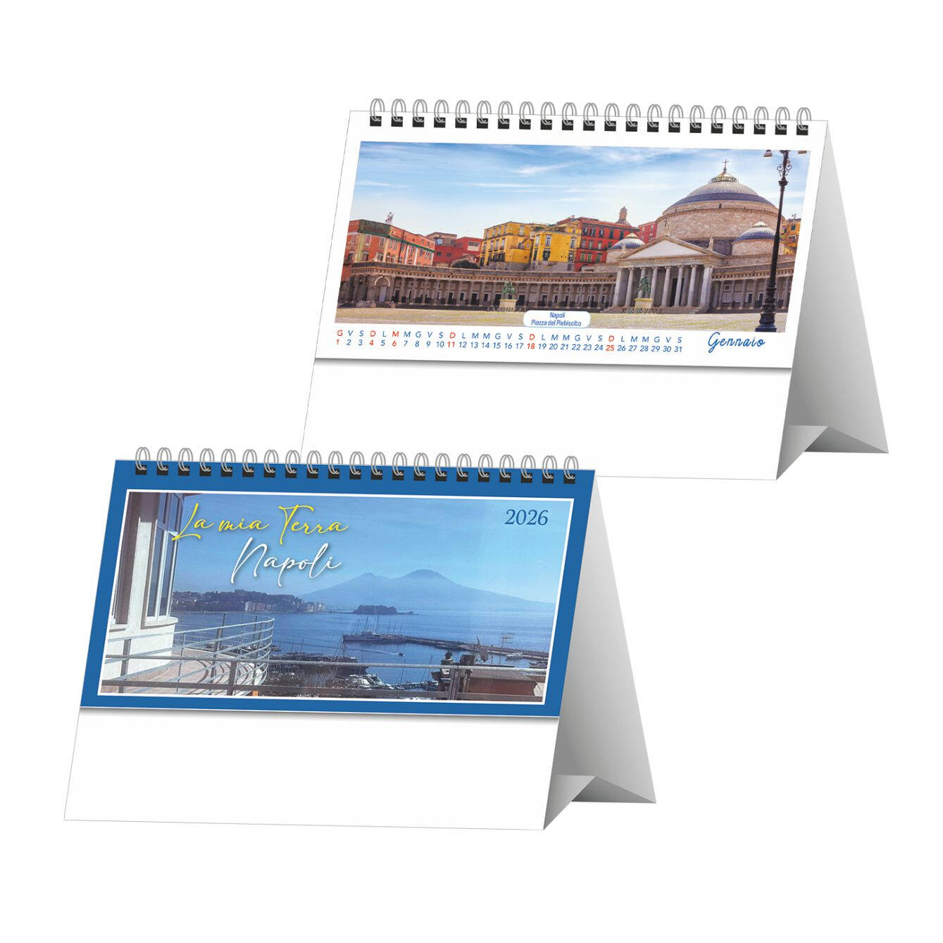 H013 CALENDARIO DA TAVOLO NAPOLI ANTICA