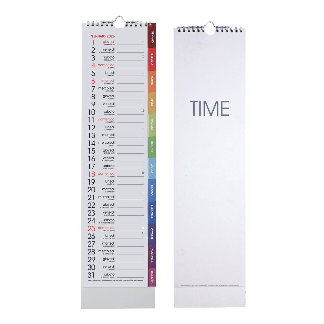 H020 - CALENDARIO TIME