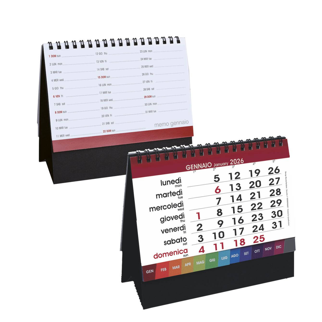 H025 - CALENDARIO DA TAVOLO DESK