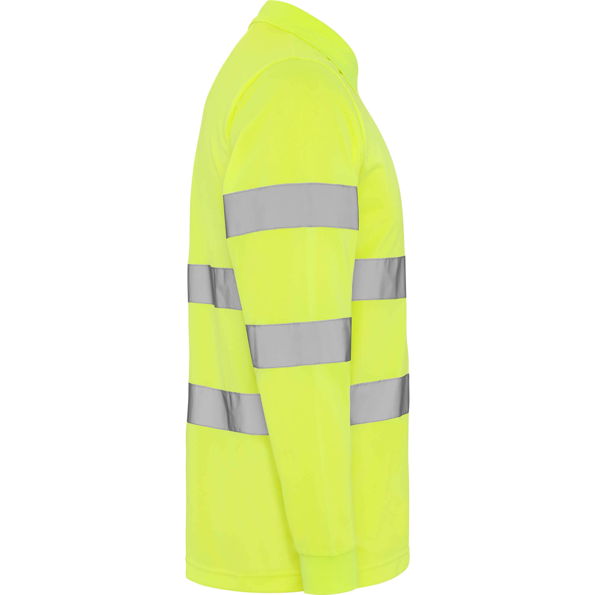 R9306 - Roly Polaris Manica Lunga Polo Uomo Alta Visibilità