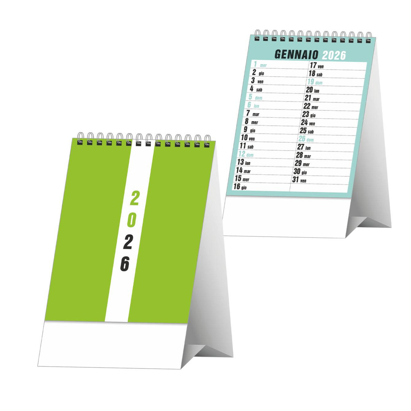 SP26 Calendario da tavolo Norvegese 12 fogli